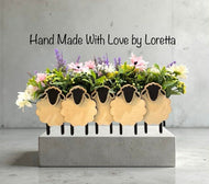 This cute sheep themed planter.