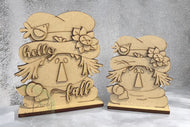 Scarecrow shelf sitters