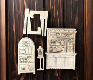 I love to sew duo hutch and ladder