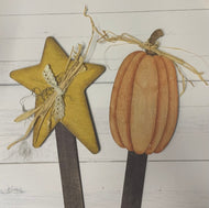 Fall pole stakes