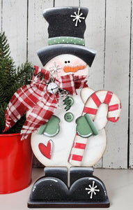 Candy Cane  standing snowman