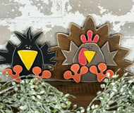 Turkey & Crow shelf sitters