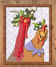 Turkey and chicken Framed