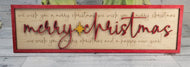 Merry Christmas sign