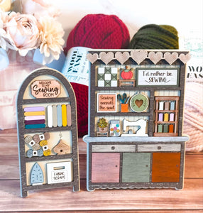 I love to sew duo hutch and ladder
