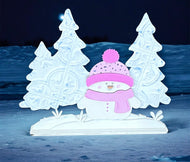 Snowman Winter, self sitter