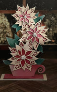 Standing poinsettia