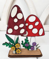 Mushroom Duo shelf sitter