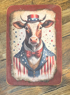 Patriotic cow