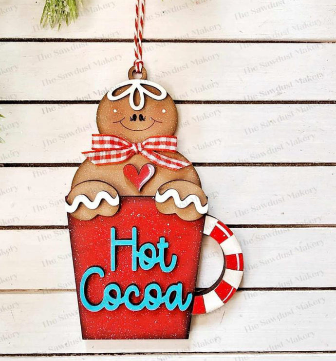 Hot coco ornament