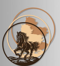 Load image into Gallery viewer, Hanging 3 layer Horse