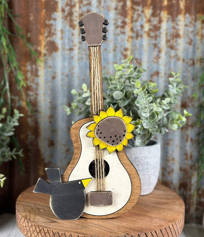 Guitar wood cutout