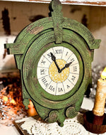 Primitive farmhouse wall clock