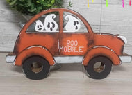 VE bug car carrying ghosts