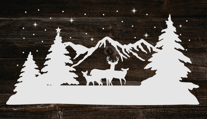 Frames Christmas scene