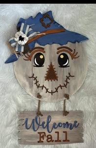 Scarecrow door hanger