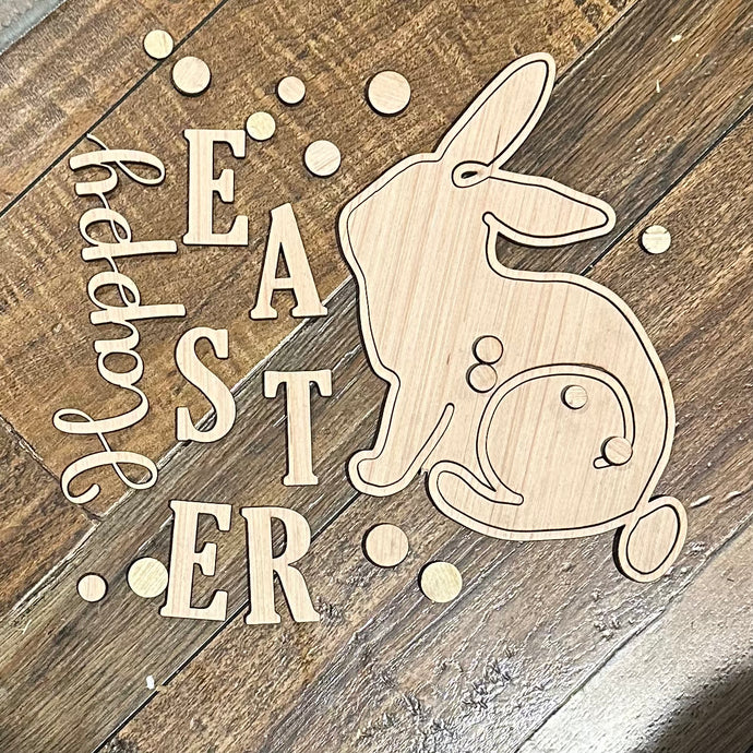 Easter bunny cutouts