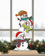 Winter  snowman shelf sitter