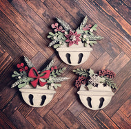 Trio of Christmas vintage bells