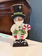 Candy Cane  standing snowman