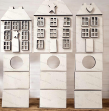 Load image into Gallery viewer, Primative Saltbox  houses