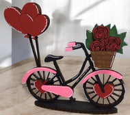 Valentine’s bicycle  shelf sitter