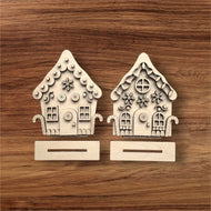 Gingerbread house shelf sitters