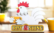 Rise  and shine  farmhouse chicken