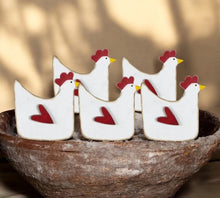 Load image into Gallery viewer, Dough bowl prim chickens