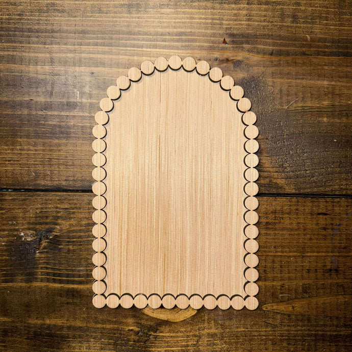 Arch oval frame