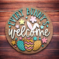 Every Bunny’s Welcome Door hanger