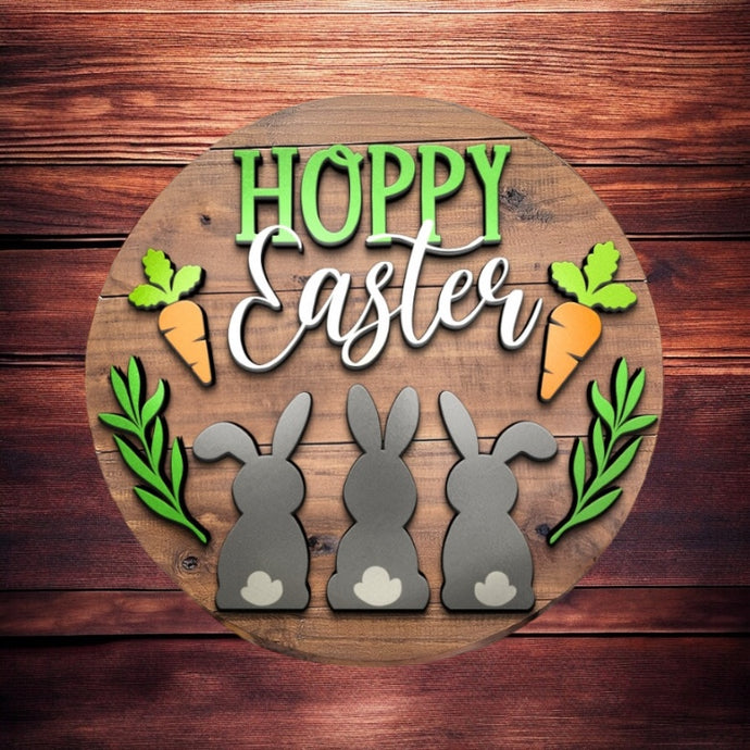 Hoppy Easter Door hanger