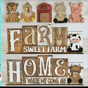 Farm sweet Farm and Home sweet home .