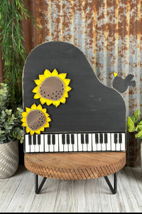 Piano wood cutout.