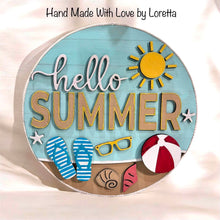 Load image into Gallery viewer, Hello summer wall hanger #735