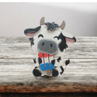 Patriotic cow