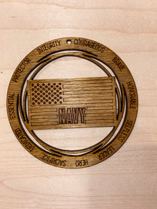 Military Branch Ornaments